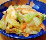 白菜と厚揚げのうま煮